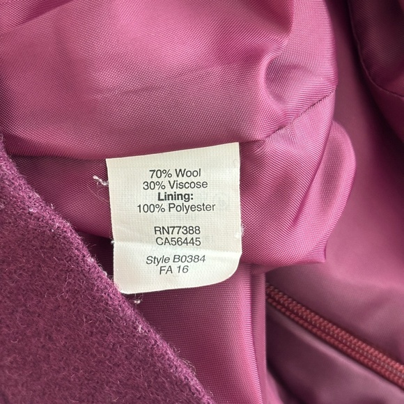 J Crew "The Pencil Skirt" - Raspberry/Plum Size 00P - Picture 9 of 10